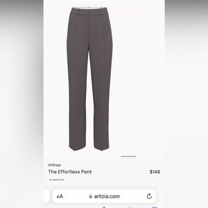 Wilfred effortless pants